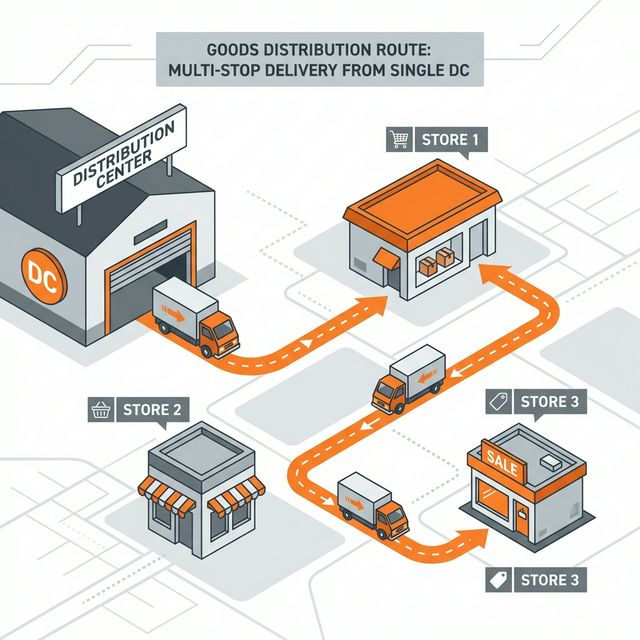Distribution from Single DC (FMCG)